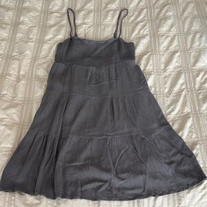 La Hearts Charcoal Dress